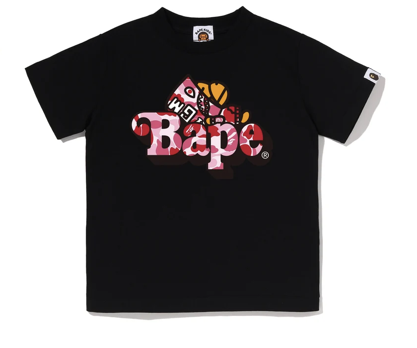 【BAPE童裝】0725發售ABC CAMO SHARK MILO ON BAPE TEE