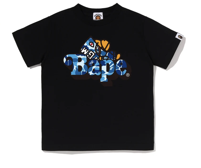 【BAPE童裝】0725發售ABC CAMO SHARK MILO ON BAPE TEE