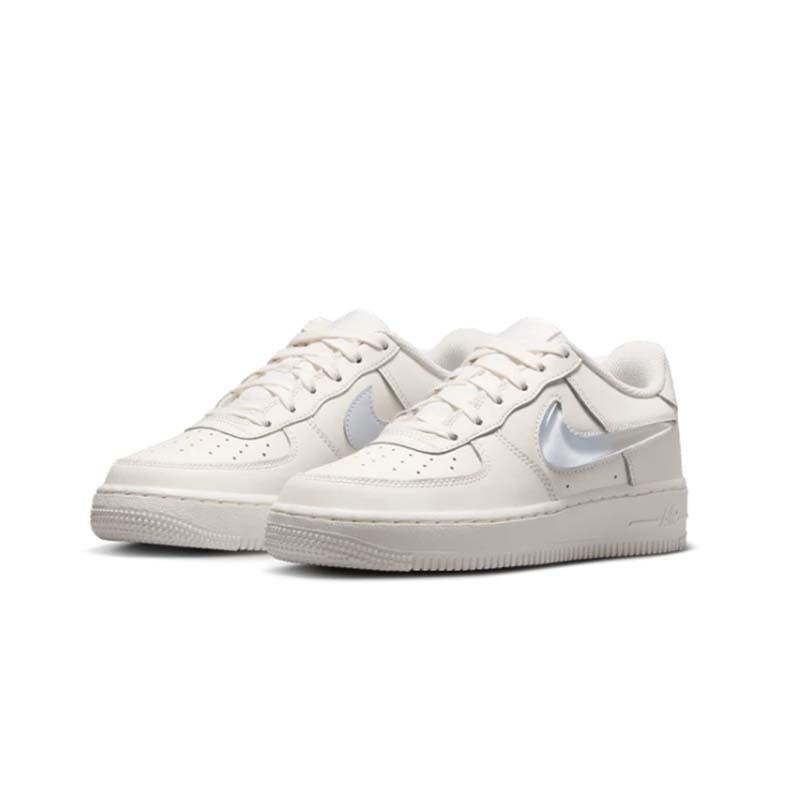 Nike Air Force 1 GS 休閒鞋 果凍立體勾 白色 大童 女鞋 IR0595-101 [台灣現貨]