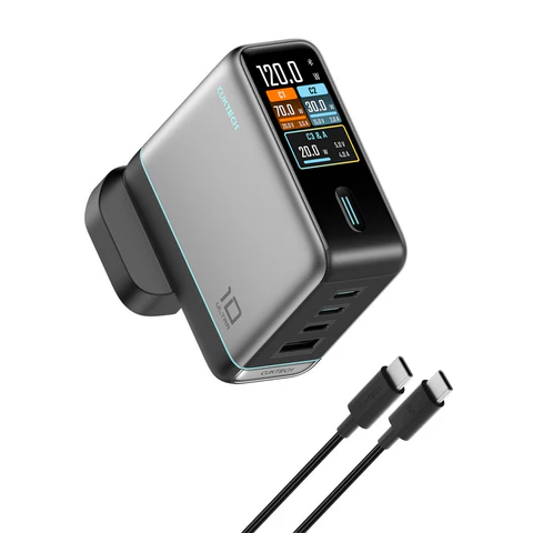 Cuktech 數顯英規火牛 10 ULTRA GaN 120W - AD1204UK