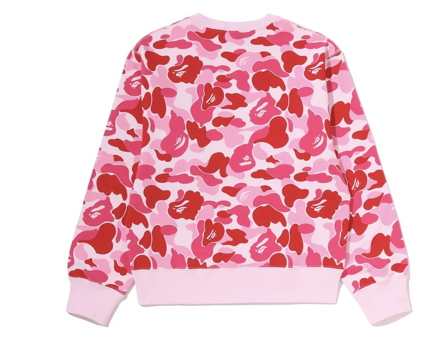 【BAPE女生】0725發售ABC CAMO COLLEGE CREWNECK SWEATSHIRT