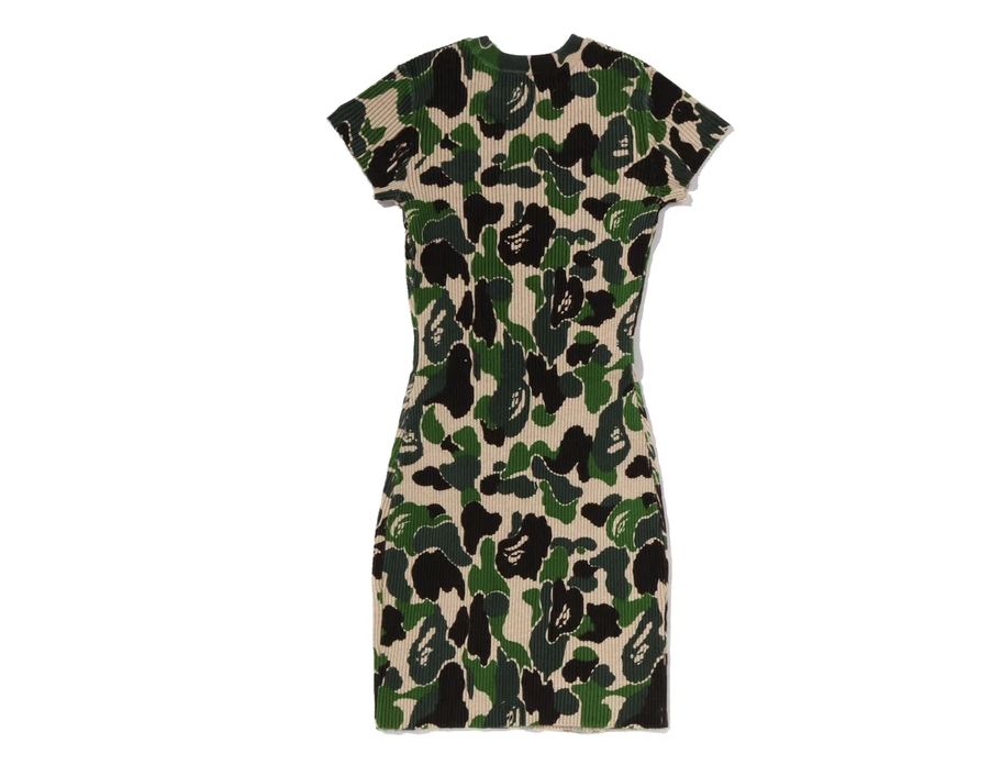【BAPE女生】0725發售ABC CAMO BAPE LOGO RIB ONEPIECE