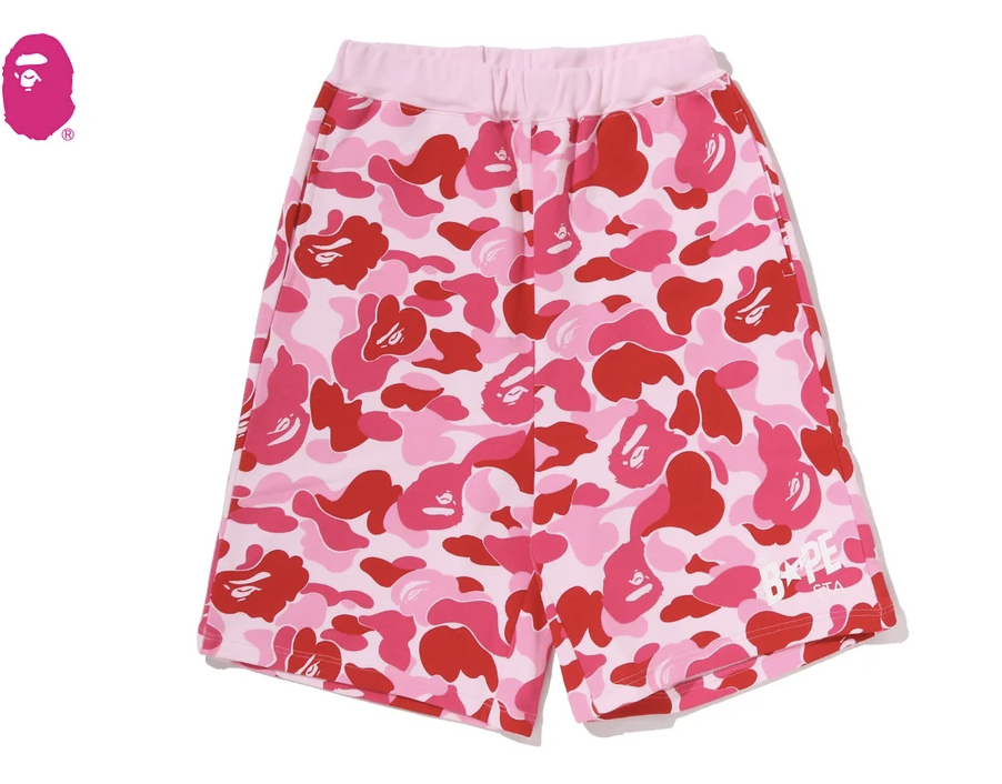 【BAPE女生】0725發售ABC CAMO BAPE STA LOGO SWEAT JORTS