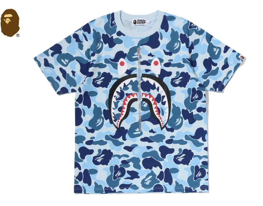 【BAPE男生】0725發售AABC CAMO SHARK TEE