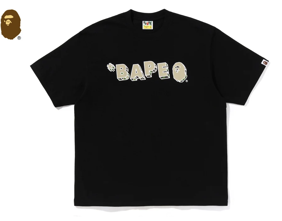 【BAPE男生】0725發售 寬版 ABC CAMO BAPE LOGO RELAXED FIT TEE