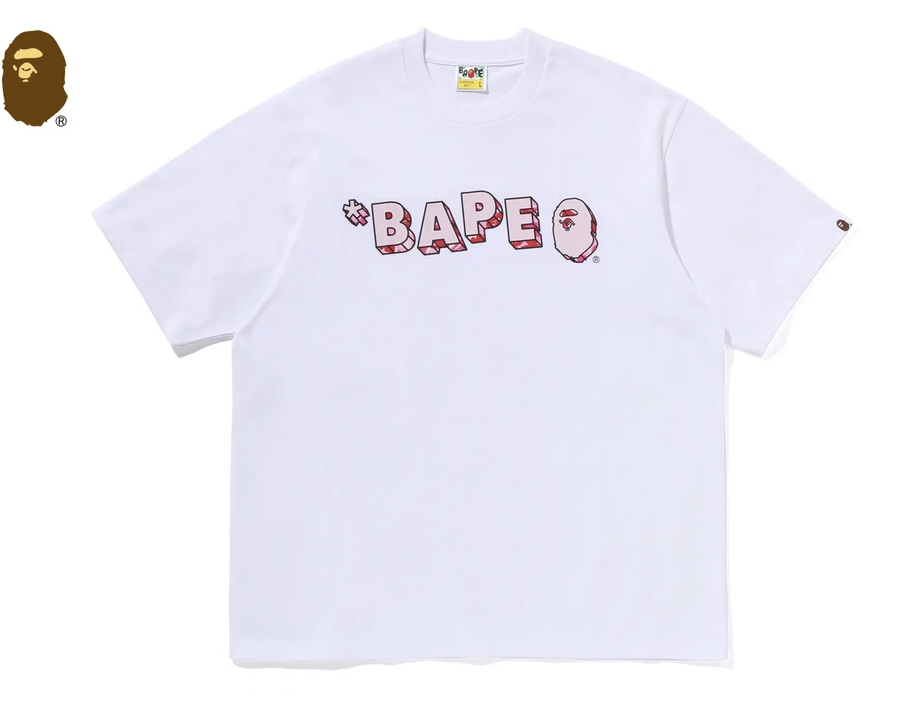 【BAPE男生】0725發售 寬版 ABC CAMO BAPE LOGO RELAXED FIT TEE