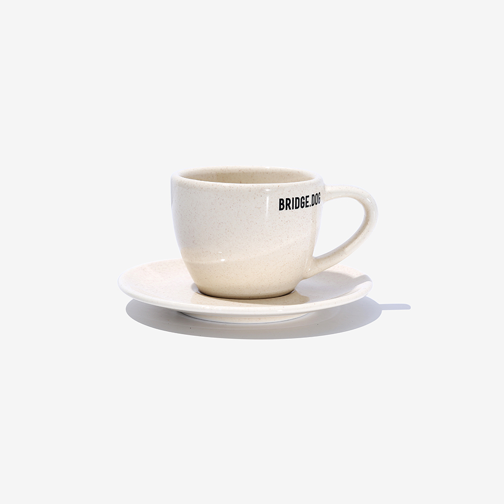 BRIDGE.DOG MUNGPUCCINO MUG SET - OATMEAL