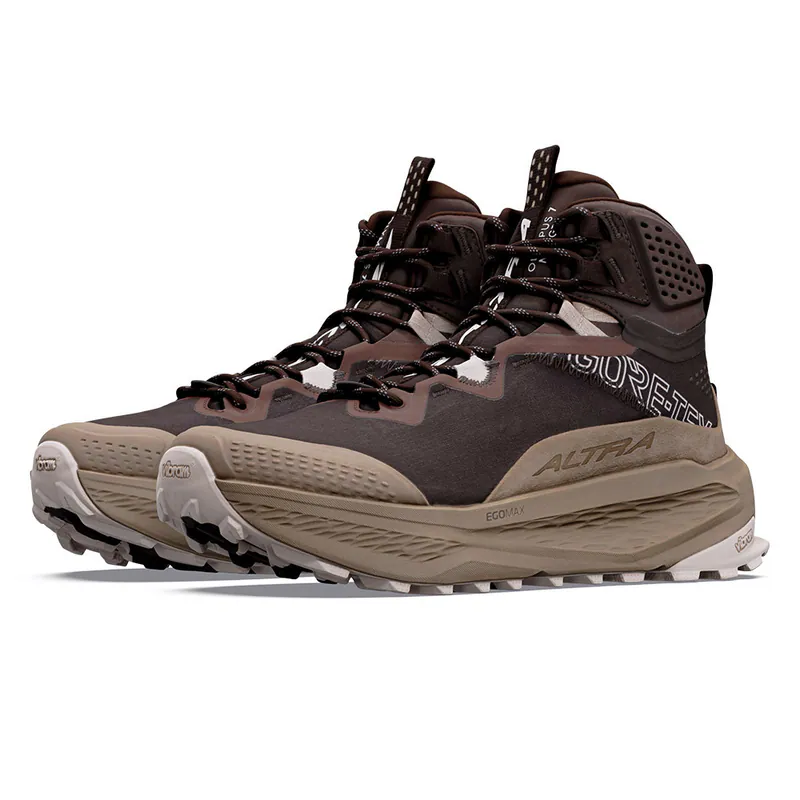Altra Olympus 7 Hike Mid GTX 女款 中筒防水戶外鞋 巧克力棕/耳語粉