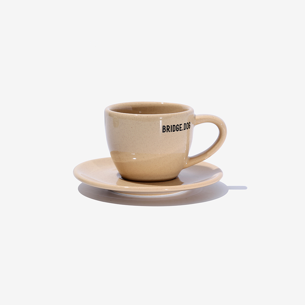 BRIDGE.DOG MUNGPUCCINO MUG SET - GRANOLA