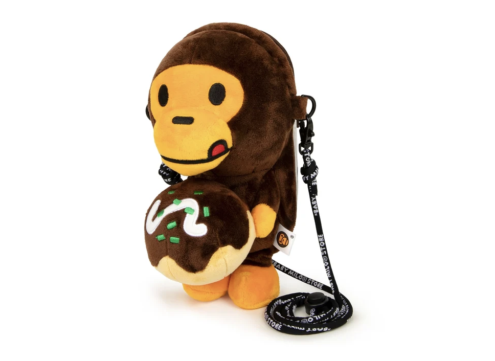 【BAPE配件】0725發售BABY MILO TAKOYAKI PLUSH DOLL MOBILE PHONE BAG