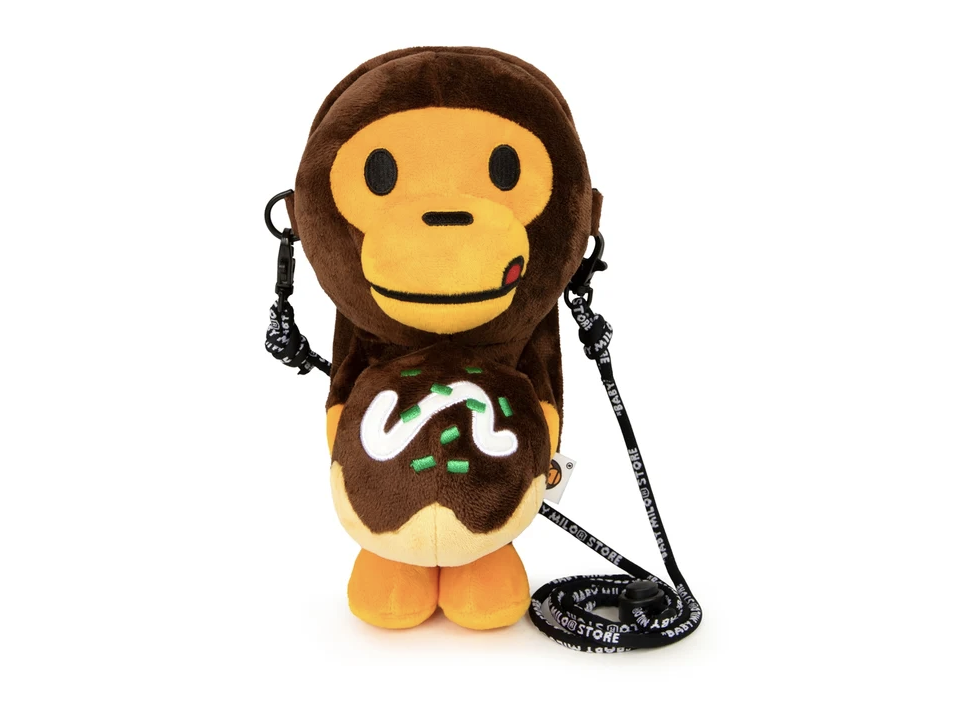 【BAPE配件】0725發售BABY MILO TAKOYAKI PLUSH DOLL MOBILE PHONE BAG