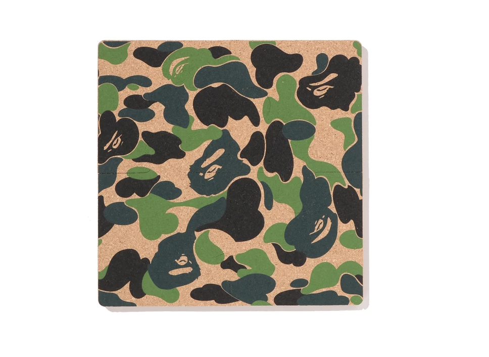 【BAPE配件】0725發售ABC CAMO PUZZLE CORK COASTER