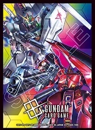 高達卡牌游戲: 官方卡套 02 - νガンダム VS サザビー