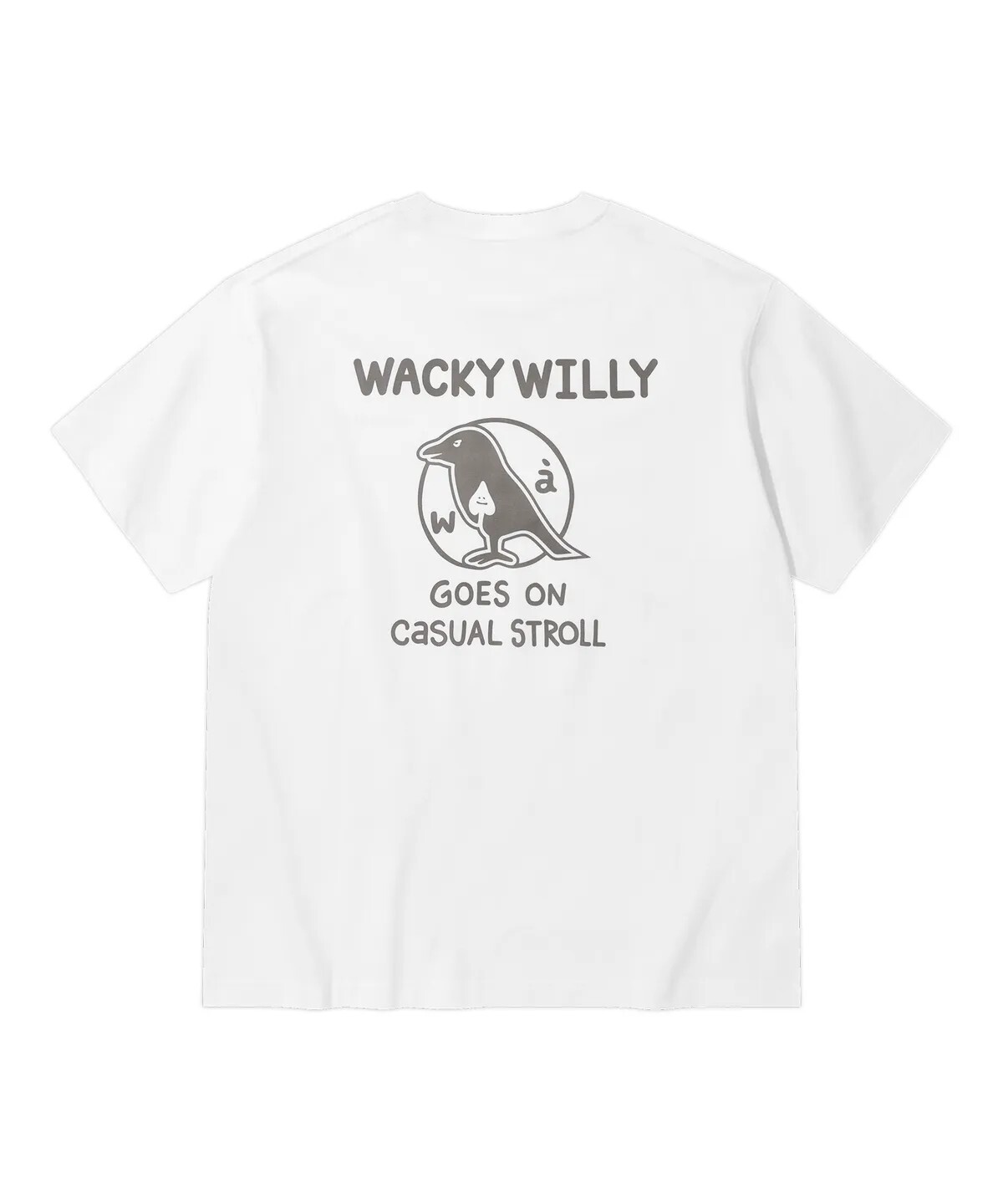 【OWN】Wacky Willy 短袖 上衣 春夏 純棉 柔軟 舒適 造型 休閒 寬鬆 短T 鳥 大LOGO 男女同款 白色 黑色