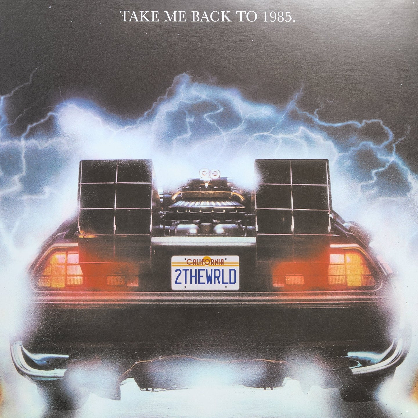 2026SS Kith for Back to the Future Take Me Back to 1985 Poster 回到未來 汽車 海報 現貨 KHM151061