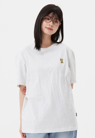 【OWN】Wacky Willy 短袖 上衣 春夏 基本款 經典 舒適 休閒 寬鬆 短T 小LOGO 男女同款 白色 黑色 WA2502ST01WH WA2502ST01BK
