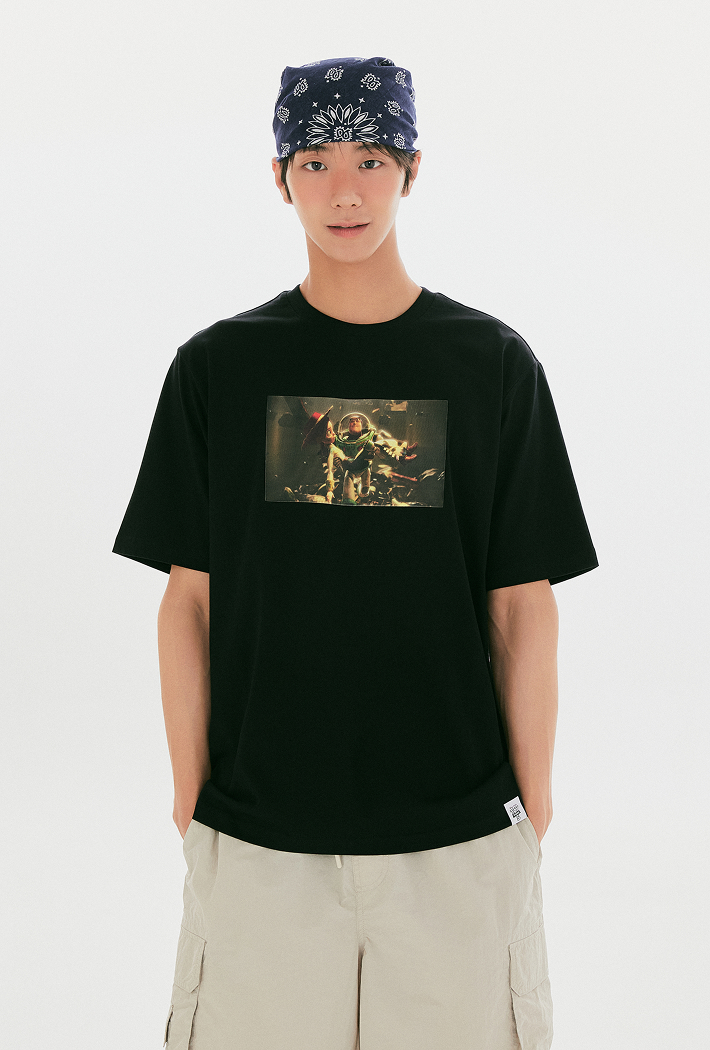 🇰🇷 SPAO X  TOY STORY 5 玩具總動員5 翠絲 巴斯光年 黑色 短T 短袖 / 預購