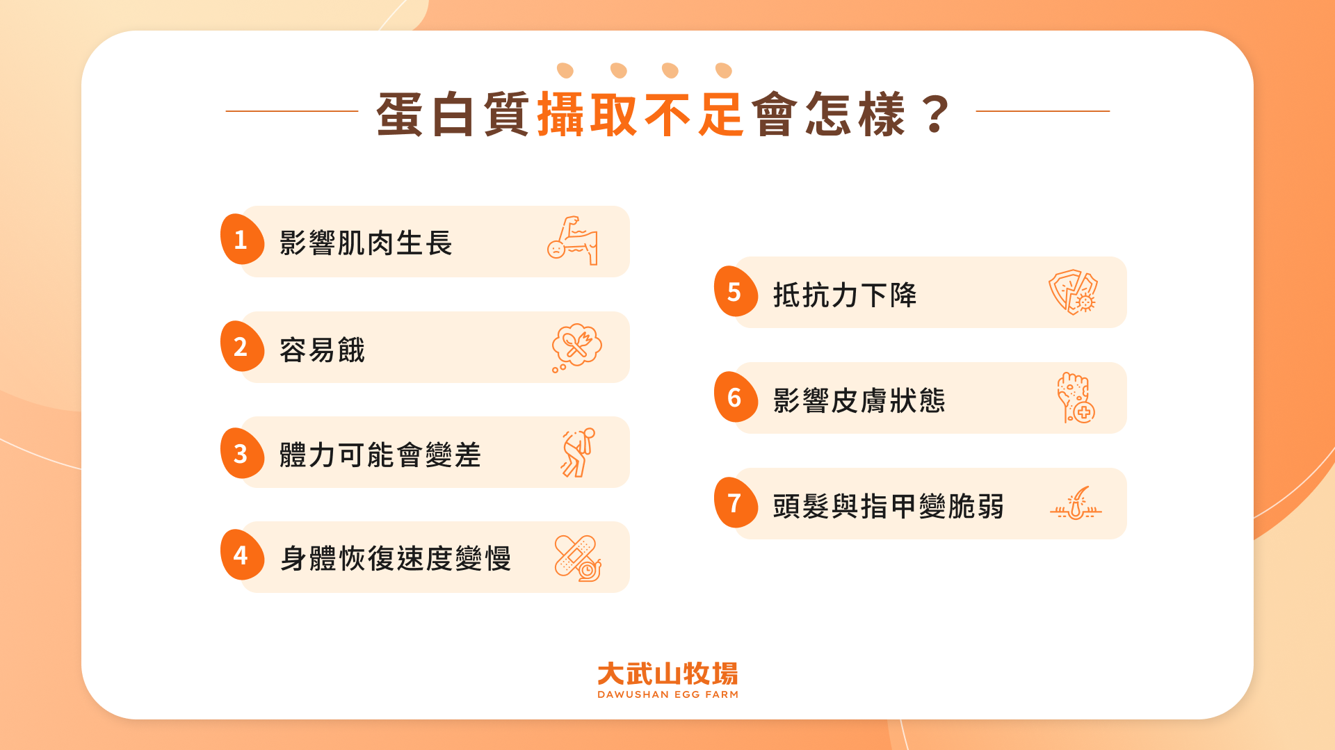 蛋白質攝取不足會怎樣?