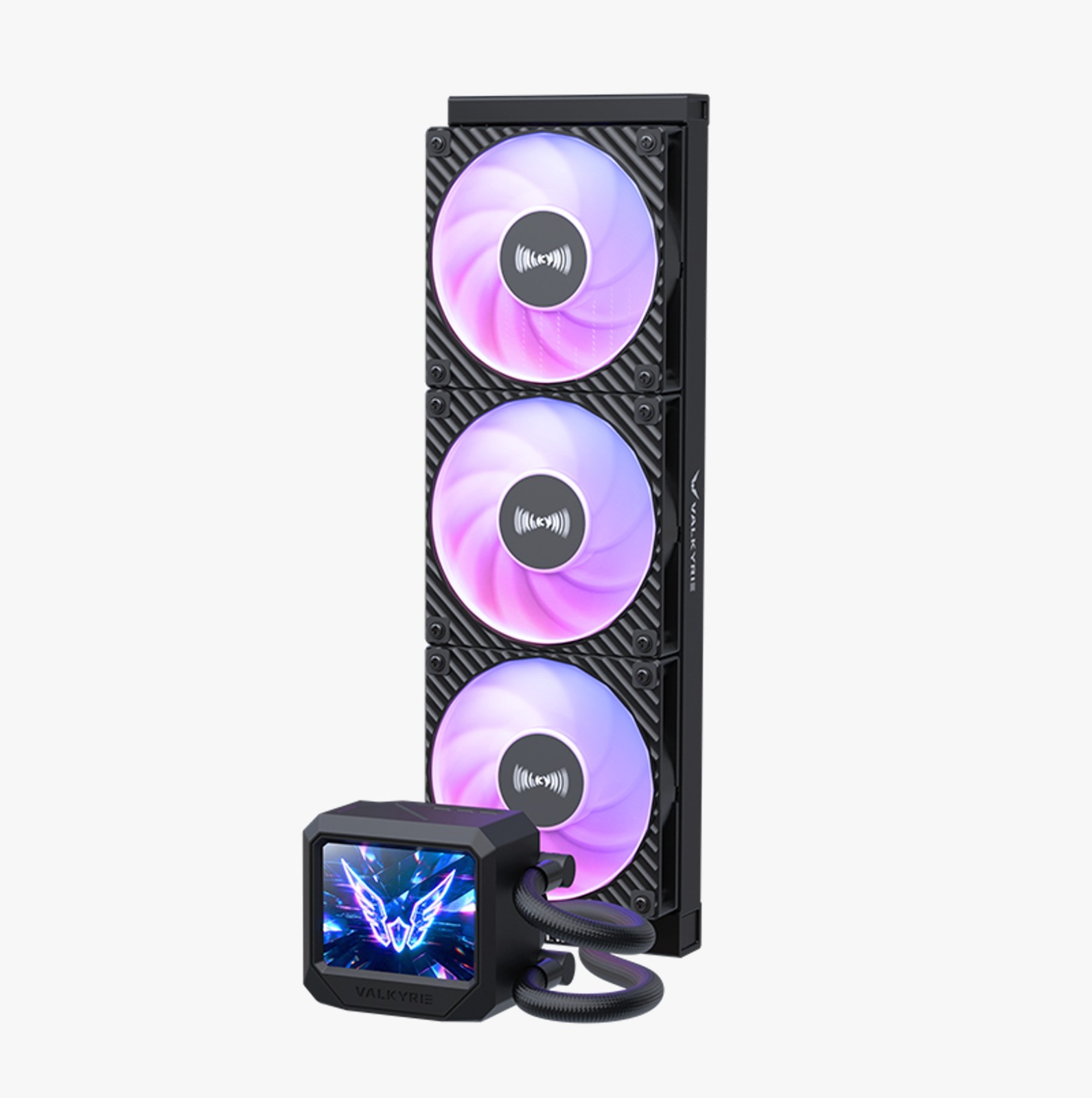 VALKYRIE MC360 3.5" SCREEN AIO RGB 水冷散熱器 (MGS 防堵濾網) -黑色