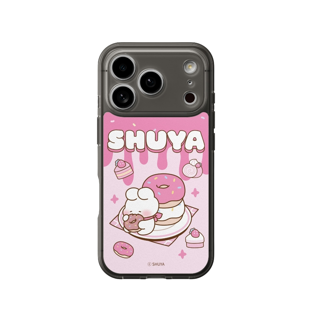 Shuya 手機背貼膜 / 草莓甜甜圈-VC111