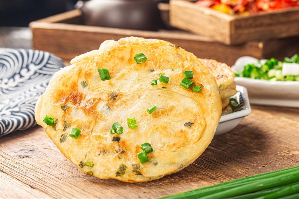 蔥抓餅示意圖