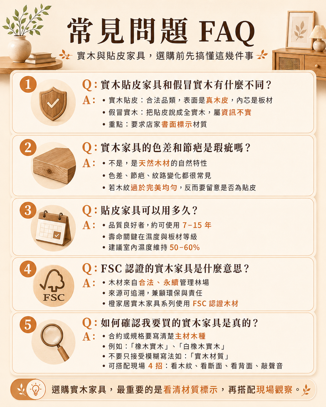 實木家具選購指南