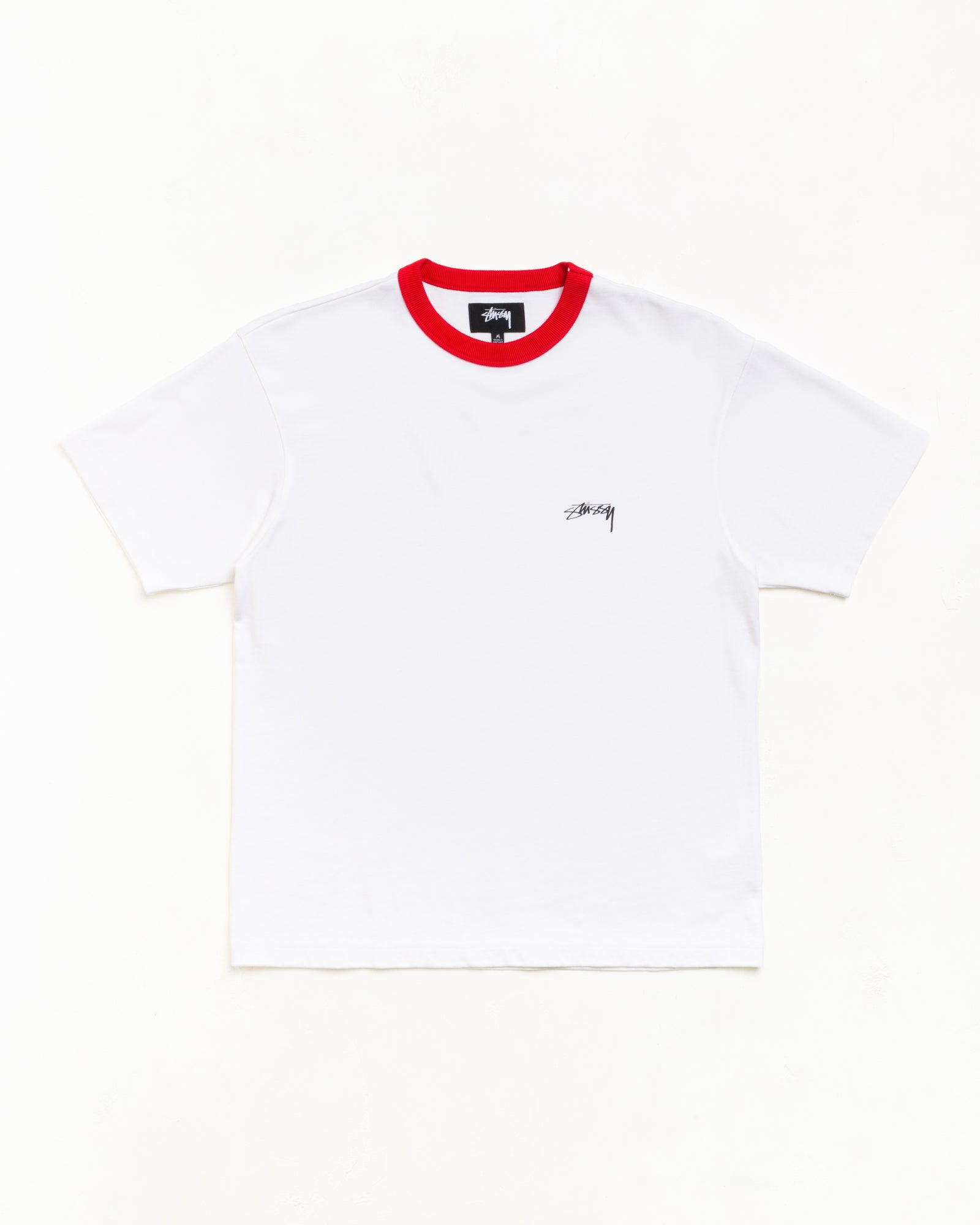2026SS STUSSY RINGER TEE 復古 滾邊 胸口 LOGO 短T 現貨 1140399