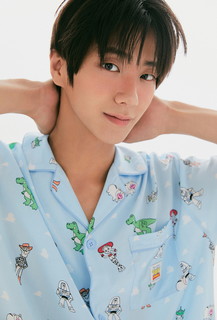 🇰🇷 SPAO X TOY STORY 5 玩具總動員5 水藍色 睡衣 夏季 薄款 套裝組 短袖 短褲 / 預購