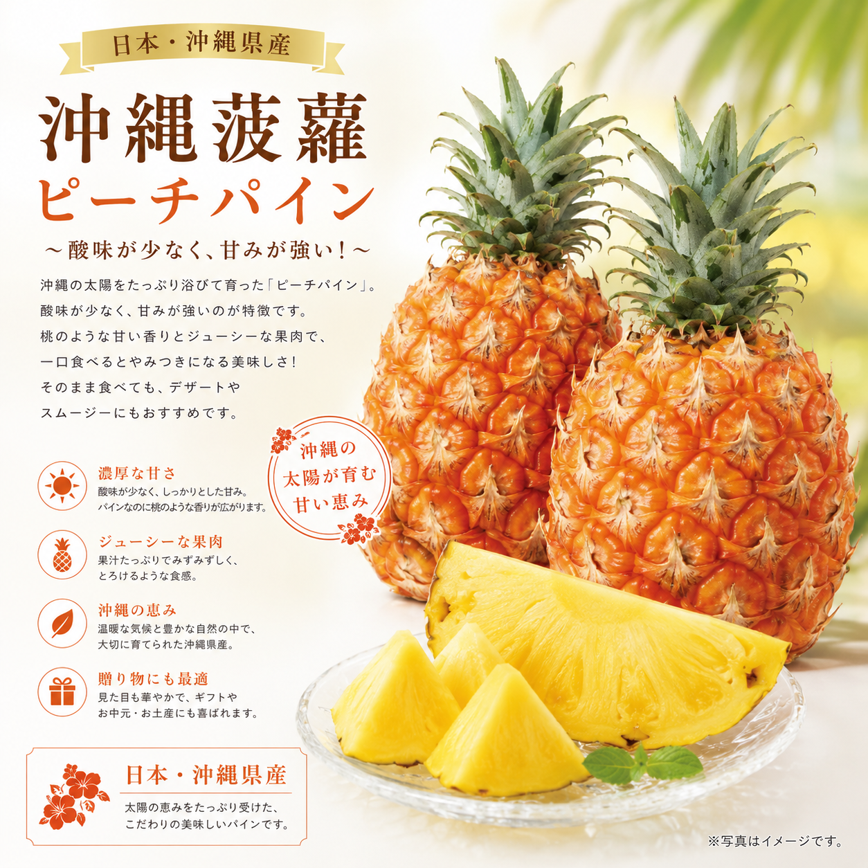 日本沖繩縣菠蘿