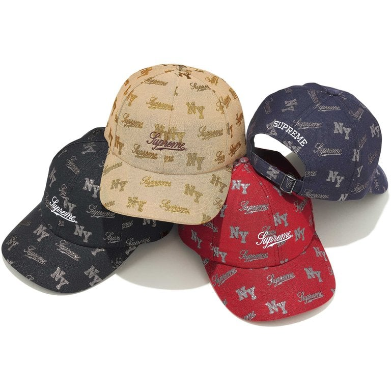 2026SS SUPREME Monogram 6-Panel 滿版 NY 紐約 洋基 摩根 LOGO 帽子 老帽 現貨