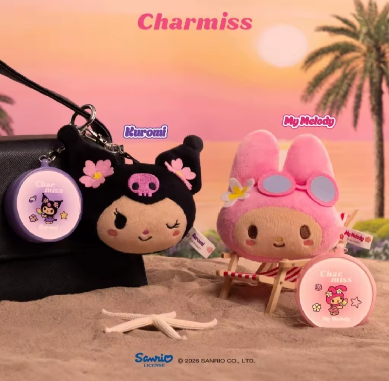 (預購商品) 泰國近夯狂粉必收聯名款💗Charmiss × Sanrio💗庫洛米 × 美樂蒂氣墊腮紅 SPF15+++