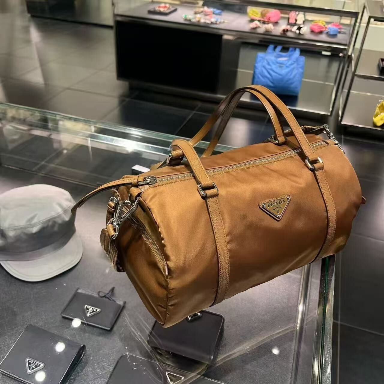 【預購】Prada S072425 手提旅行包 (啡色)