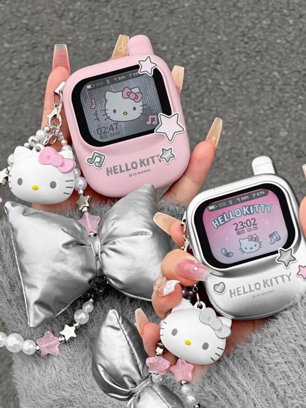 正版授權 KITTY 手機造型 藍牙耳機