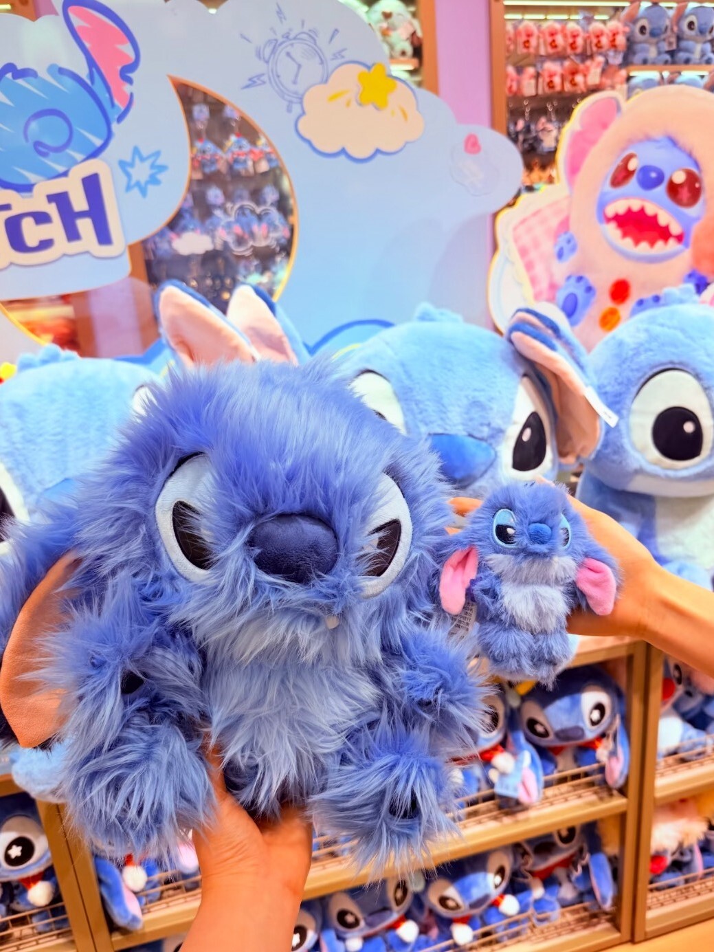 DISNEY 迪士尼 炸毛 史迪奇 玩偶吊飾