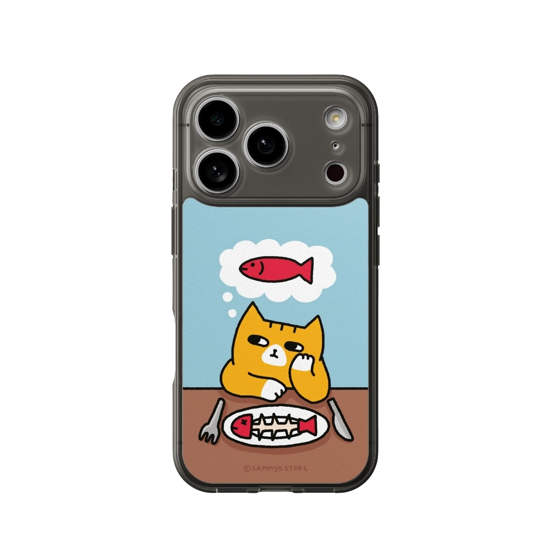 Sammyo store 手機背貼膜 / 飢餓的貓-VC342