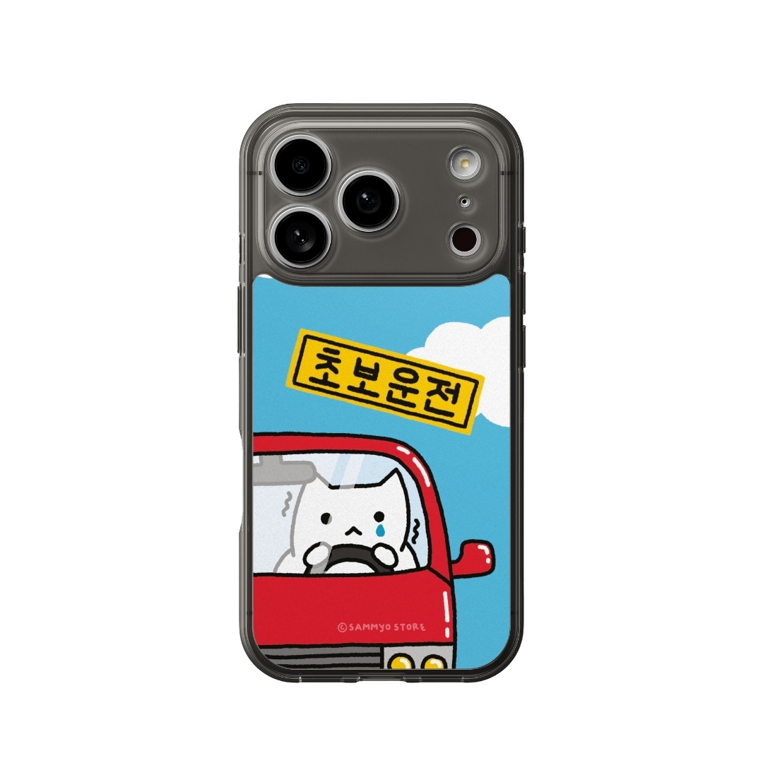 Sammyo store 手機背貼膜 / 新手上路貓-VC343