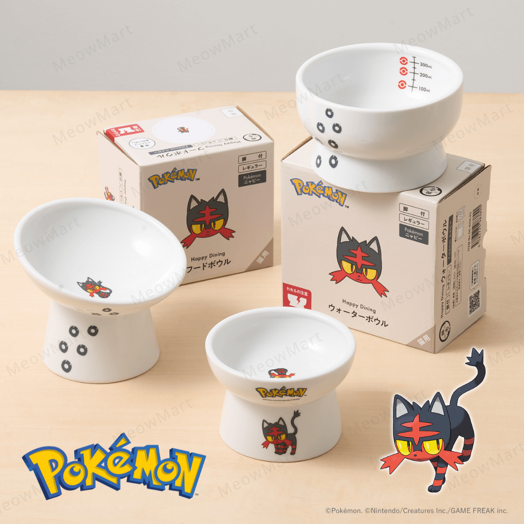 Pokémon x necoichi 火斑喵碗