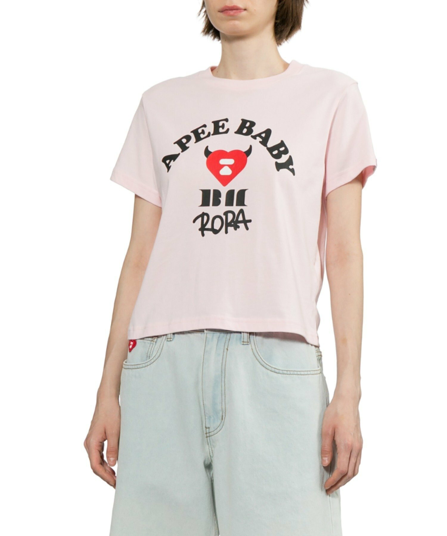 2026AW APEE X BABYMONSTER APEE BABY PRINT TEE #2 聯名 寶怪 短T CM23209901