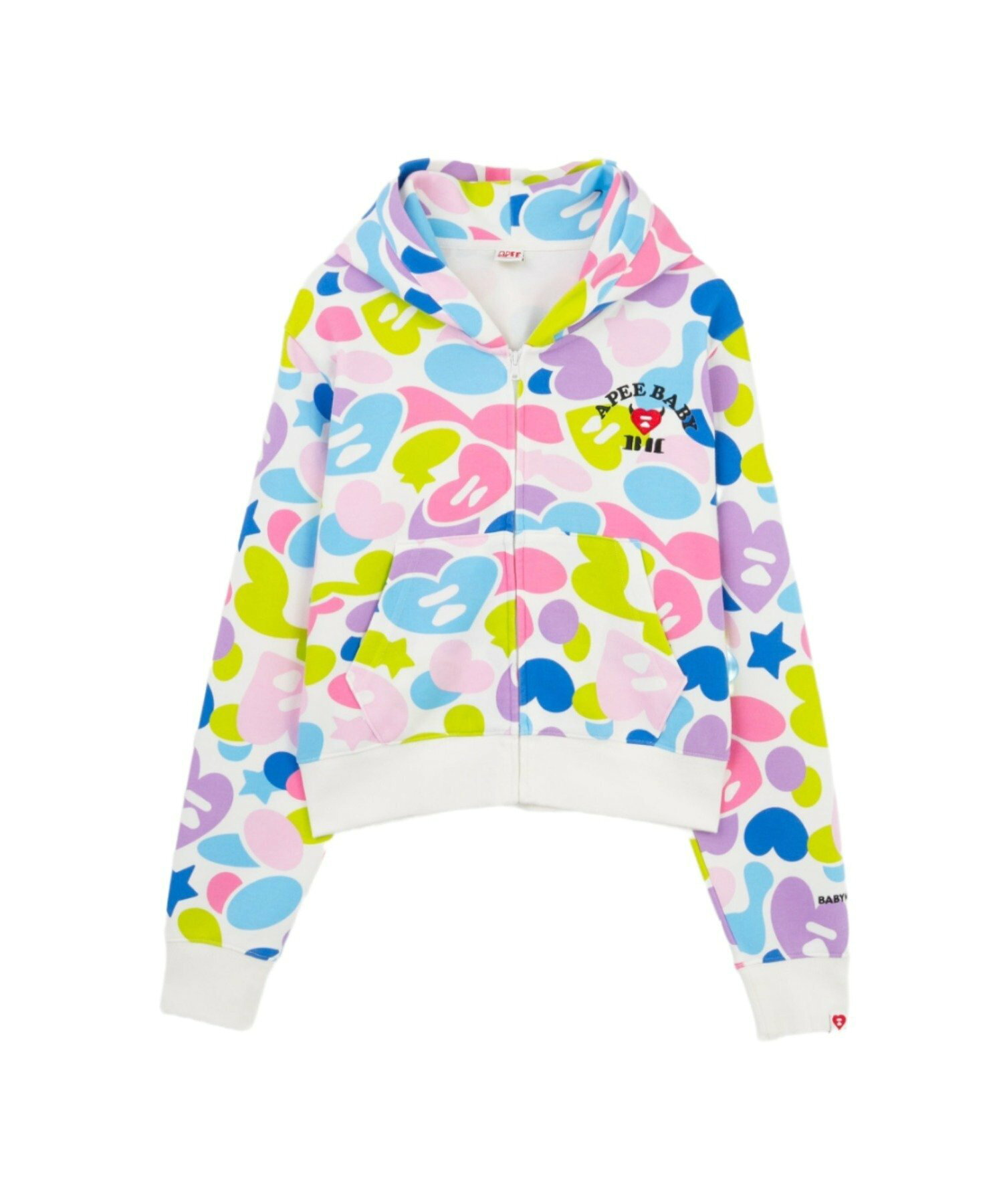 2026AW APEE X BABYMONSTER HEART BADGE ZIP HOODIE 聯名 外套 連帽 CM23215901