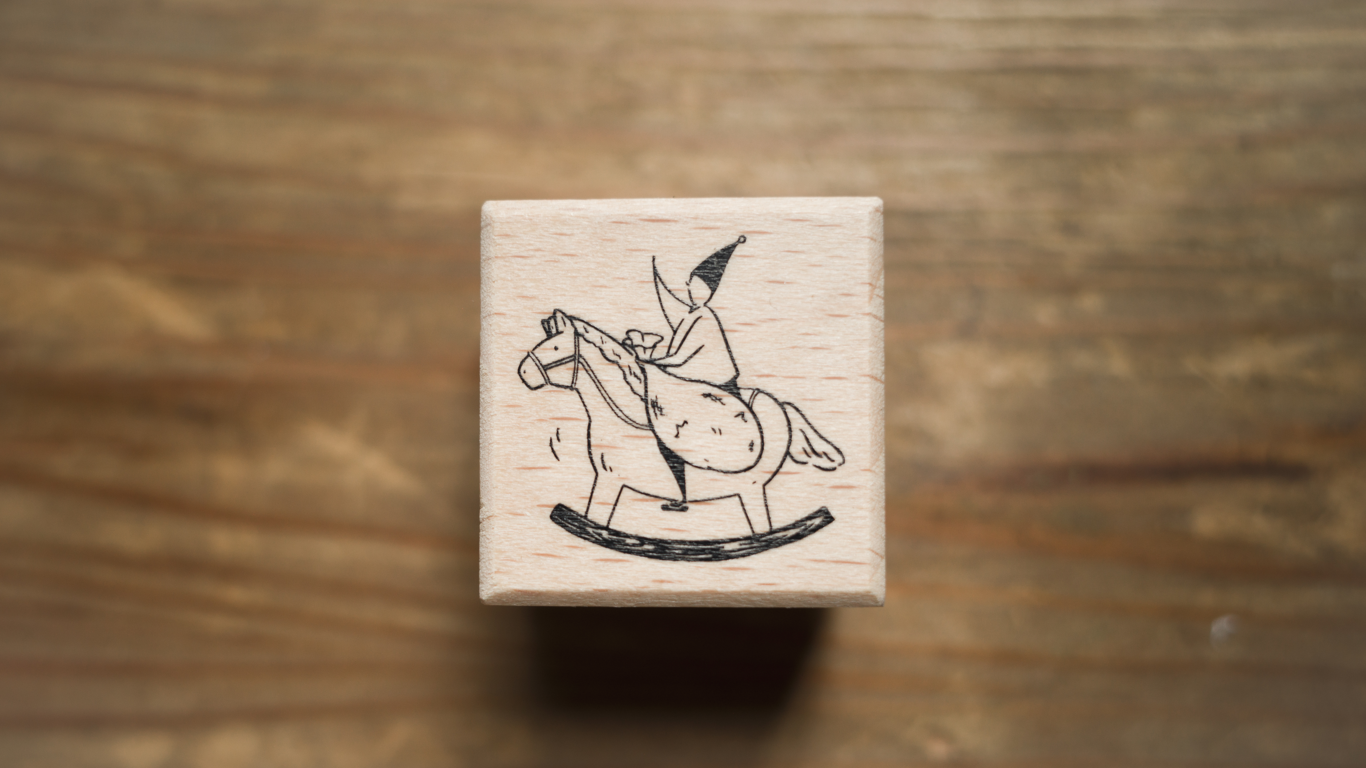 Rocking Horse Elf Stamp