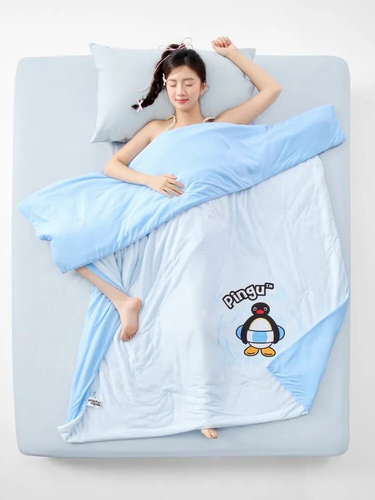 PINGU 企鵝家族 涼感棉被