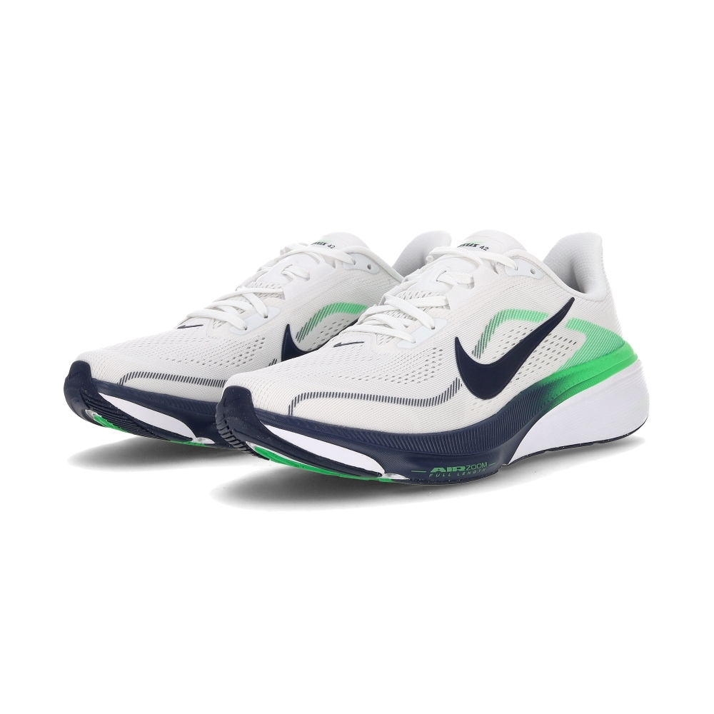 Nike Air Zoom Pegasus 42 男鞋 白綠色 緩震 氣墊 小飛馬 運動 慢跑鞋 IB1873-107