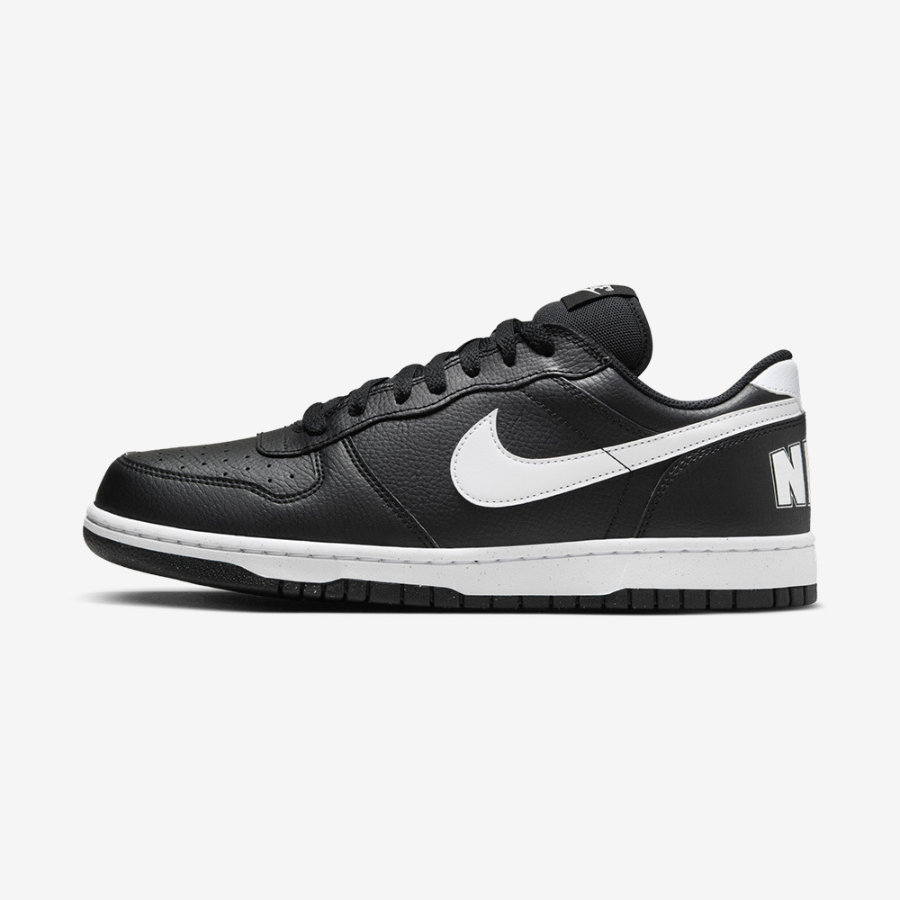 Nike Big Low 男鞋 黑色 皮革 滑板 板鞋 運動 休閒鞋 355152-016