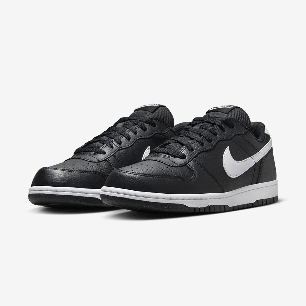 Nike Big Low 男鞋 黑色 皮革 滑板 板鞋 運動 休閒鞋 355152-016