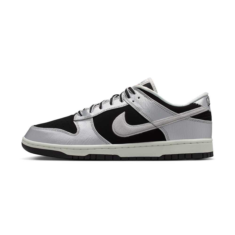 Nike Dunk Low Retro 男鞋 銀黑色 金屬 紋理感 Dunk 運動 休閒鞋 IM4413-001