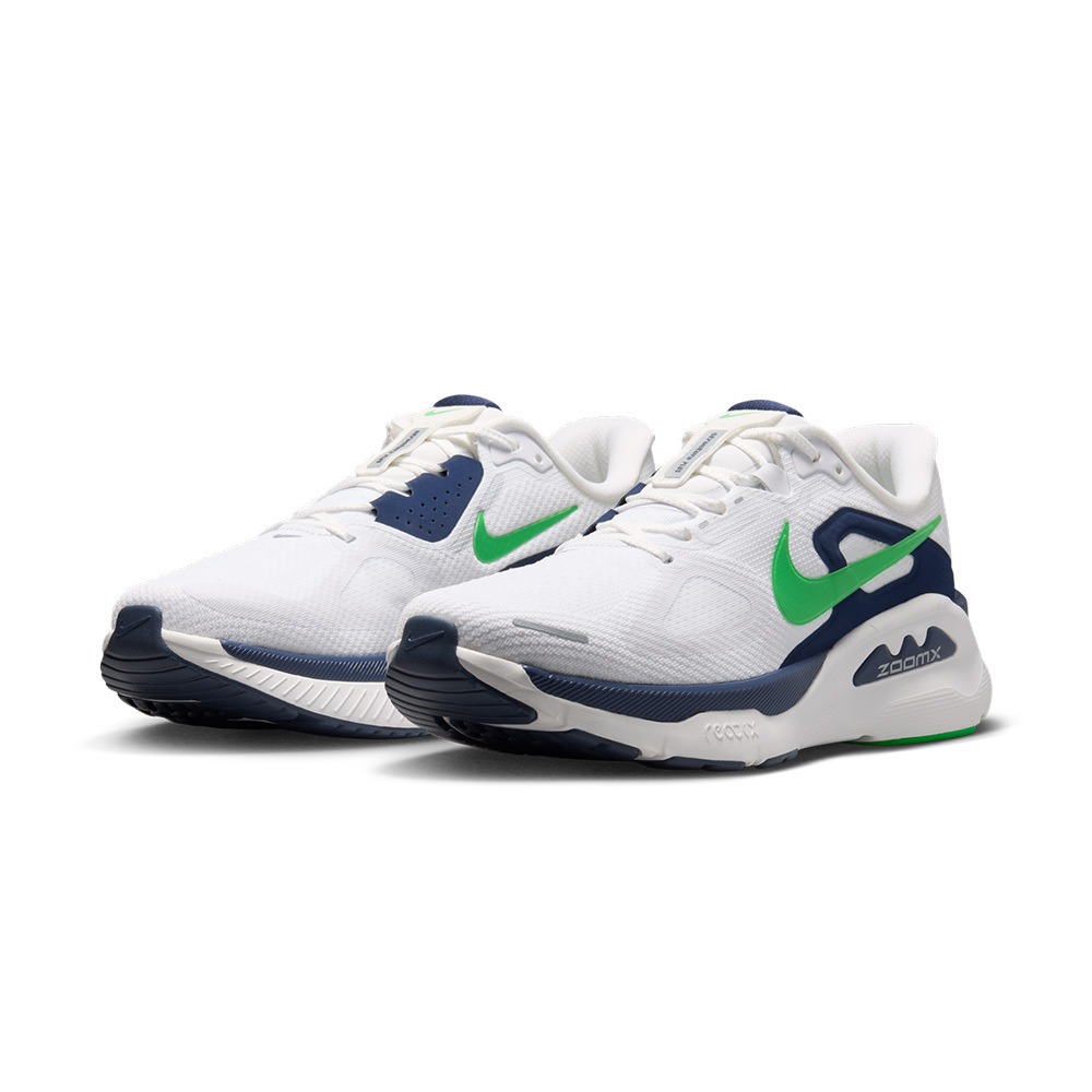 Nike Structure Plus 男鞋 白色 緩震 透氣 舒適 運動 休閒 慢跑鞋 HQ3048-102