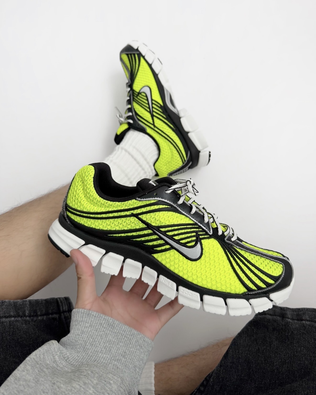 NIKE ZOOM SKYLON 11 螢光綠 綠黑 灰銀 復古 撞色 女鞋 IU7360-700 男鞋 IU1869-700 / 預購