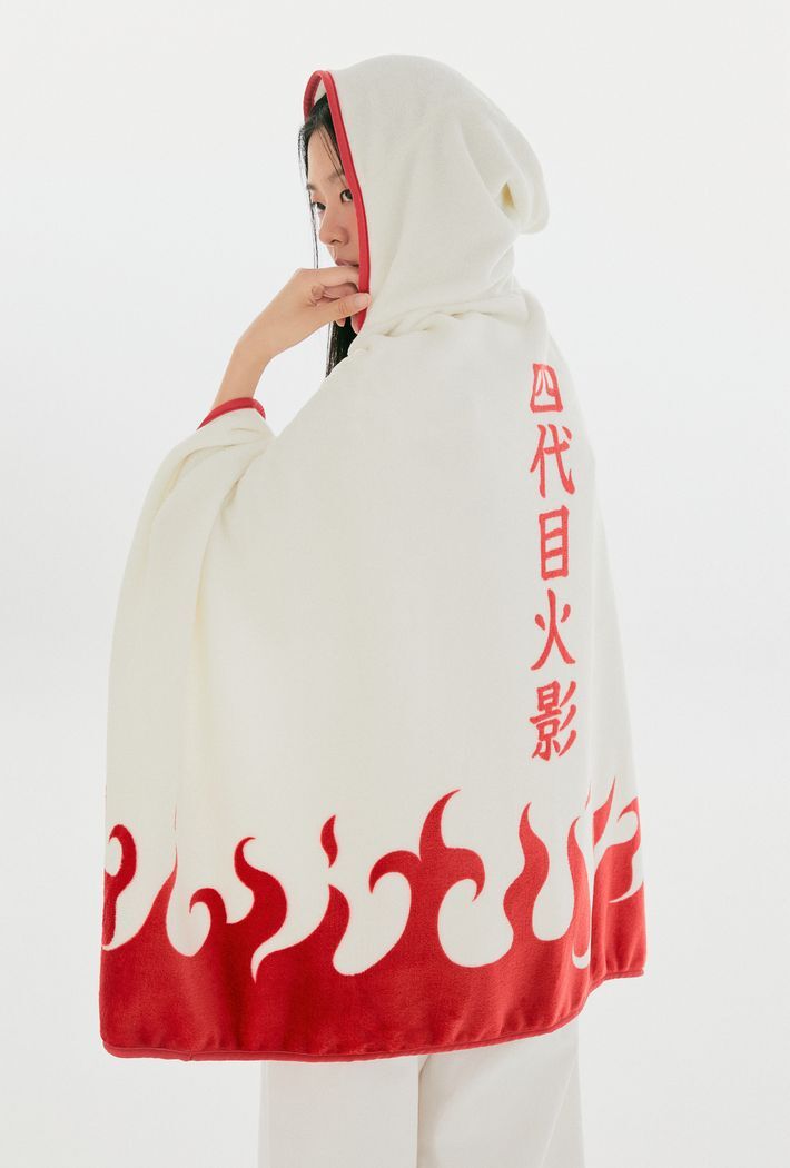 #預購 🇰🇷韓國 SPAO x 火影忍者 連帽披風 毛毯