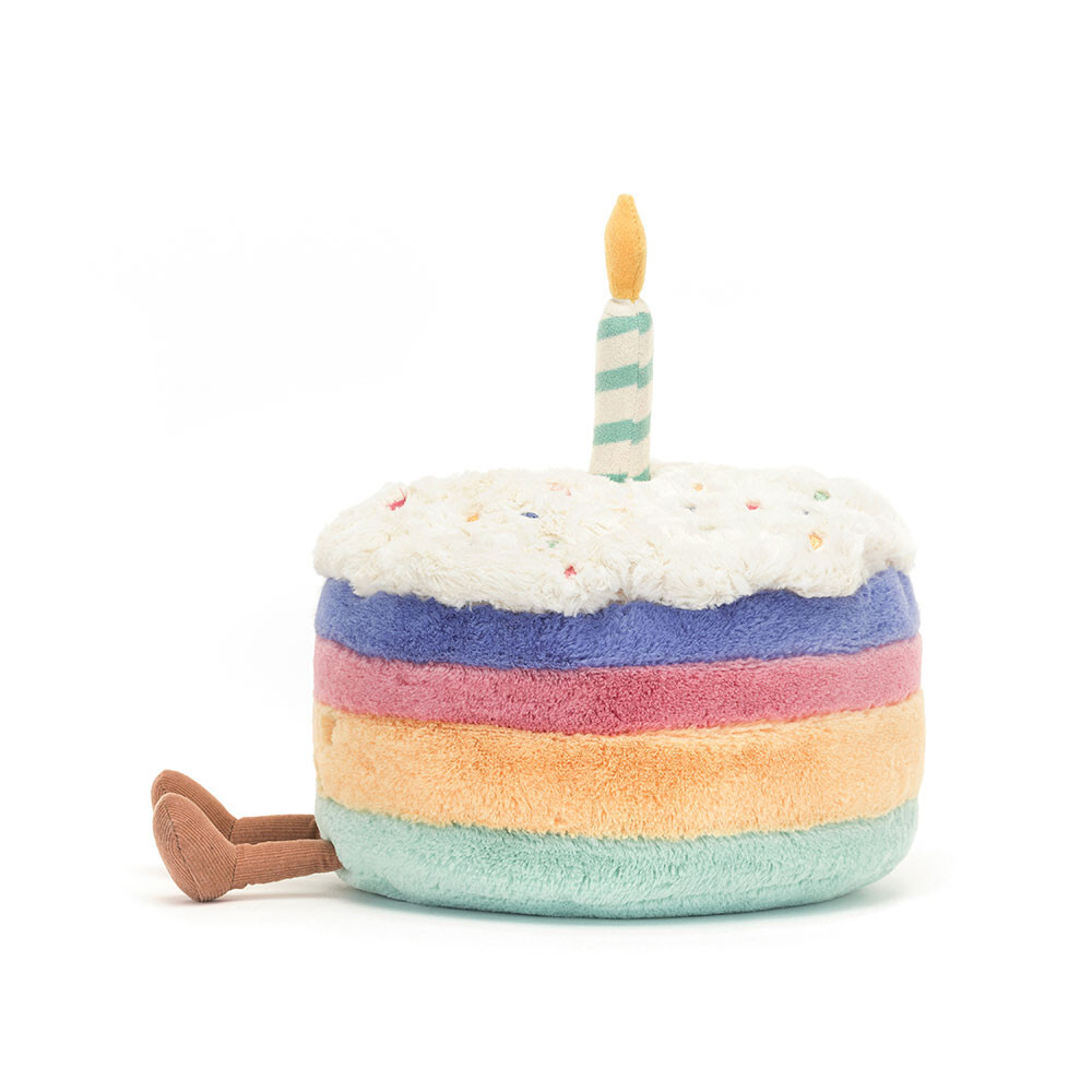 Jellycat Amuseable Rainbow Birthday Cake 趣味彩虹生日蛋糕(15cm)