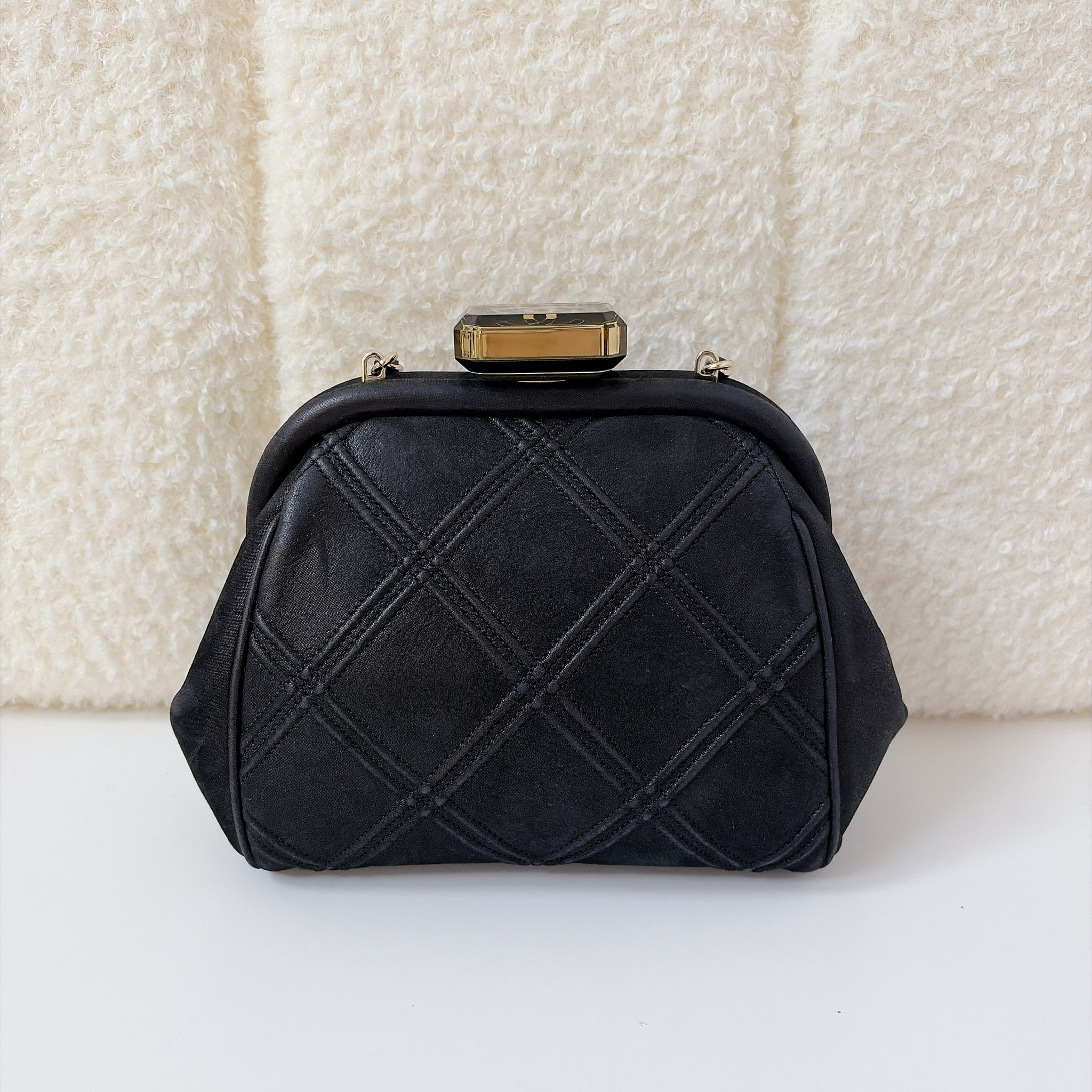 Chanel Mini Crossbody Clutch - Black / GHW